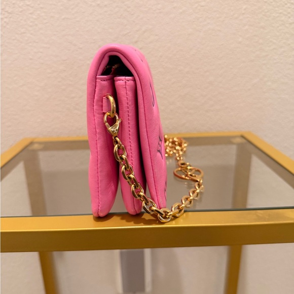 Louis Vuitton Lambskin Embossed Monogram Pochette Coussin Rose Violet - Picture 6 of 11